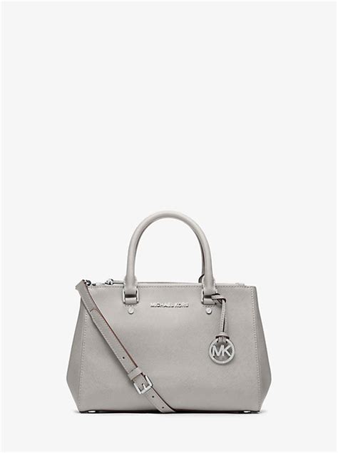 Sutton Small Saffiano Leather Satchel 